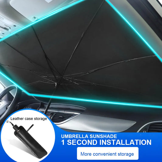 Foldable Car Sunshade Umbrella Car Sun Shade Protector Parasol Summer Sun Interior Windshield