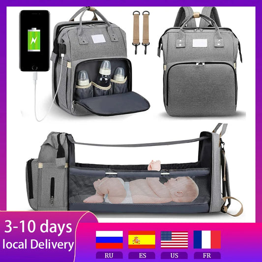 Baby Diaper Bag  For Baby Maternity Bag Backpacks Crib Newborn Mommy Bag Changing