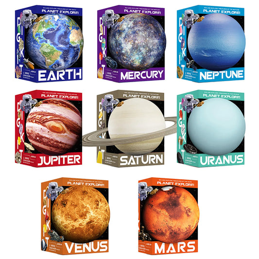 Planet Explore Dig Kit Toys Solar System Gemstone Dig Kit