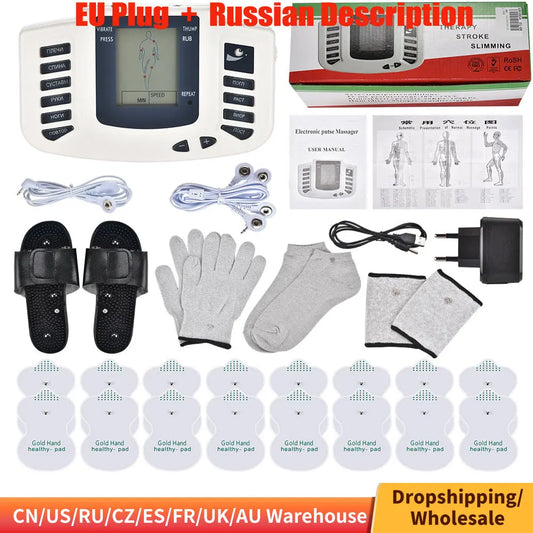 Full Body Tens Acupuncture Electric Therapy Massager Meridian