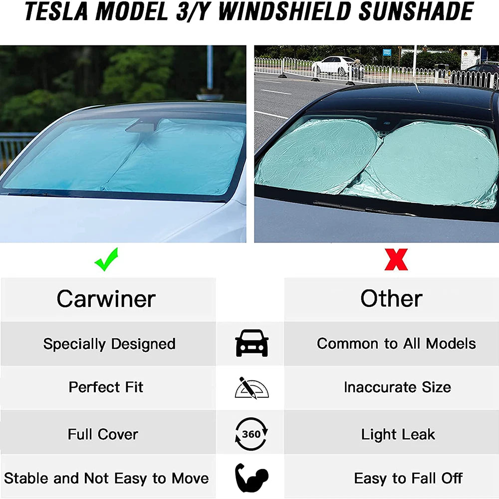 Car Windshield Sun Shade Covers Visors Front Window Sunscreen Protector