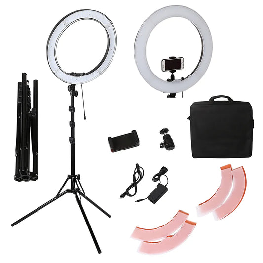 55W 18 inch Camera Phone LED Ring Light  Photography studio Dimmable  Ring Lamp