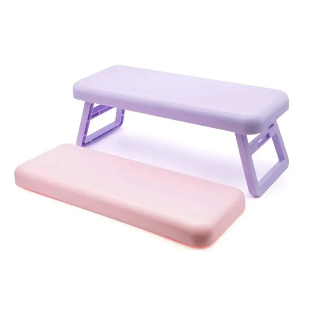 Folding Nail Hand Manicure Rest Arm Stand Pillow Cushion Holder