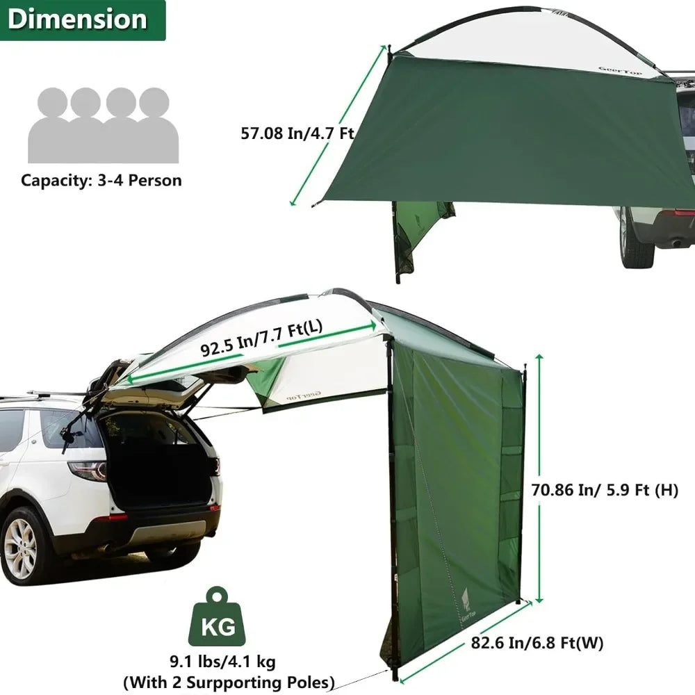 Windscreen Inflatable Tent for Garden Folding Awning With Structure Tents for Large Camping Shelters Prefabricated Warehouse