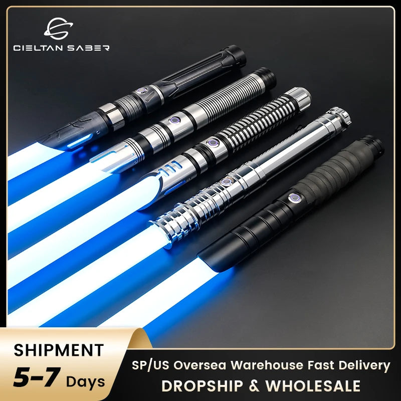 TXQSABER Neo Pixel Lightsaber Smooth Swing Heavy Dueling RGB 12 Colors