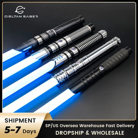 TXQSABER Neo Pixel Lightsaber Smooth Swing Heavy Dueling RGB 12 Colors