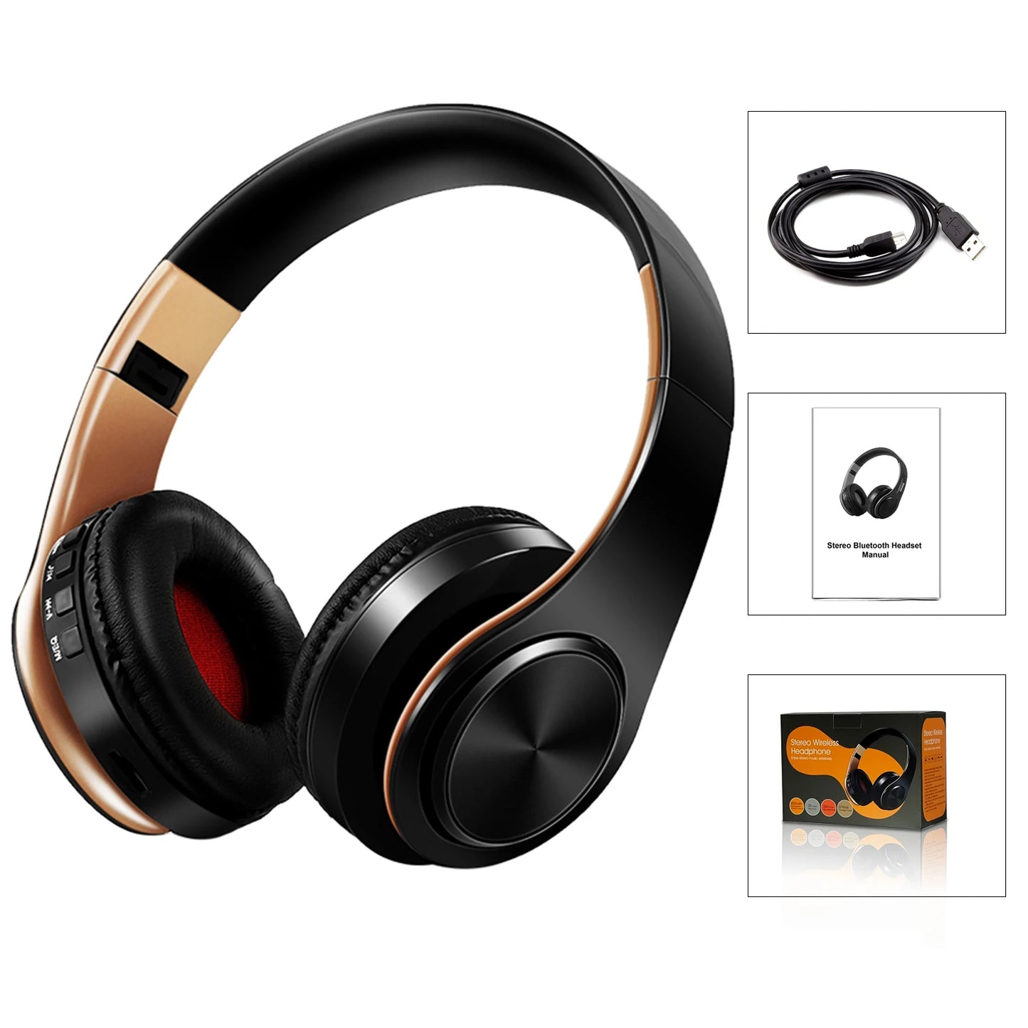 2023 Upgrading Wireless Bluetooth Headphones Stereo Headset