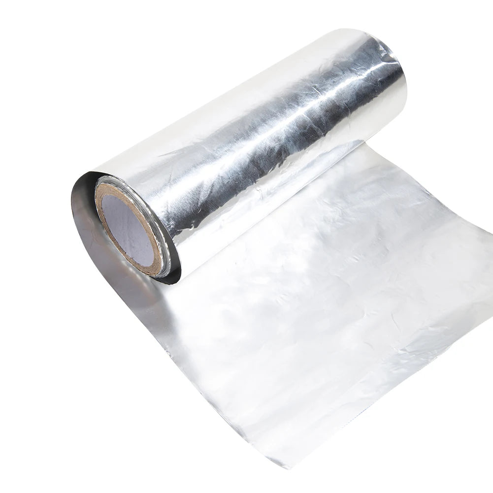 1 Roll Hair Coloring Aluminum Foil 15cmx50m Tin Foil Nail Stickers Hairdressing Perm Foil