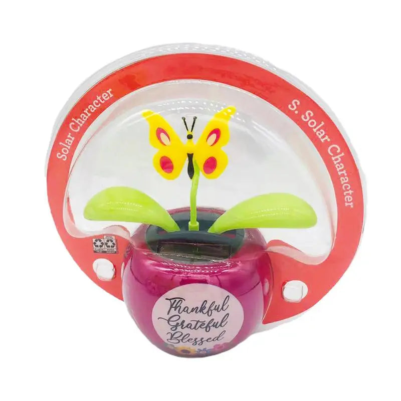 Solar Powered Dancing Swinging Flower Toys Funny Vibrant Fashion