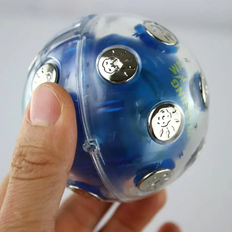 Electric Shocking Ball Shock Glowing Ball Stress Relief Auto Off Prank Trick Magnetic Ball Holiday Party Game