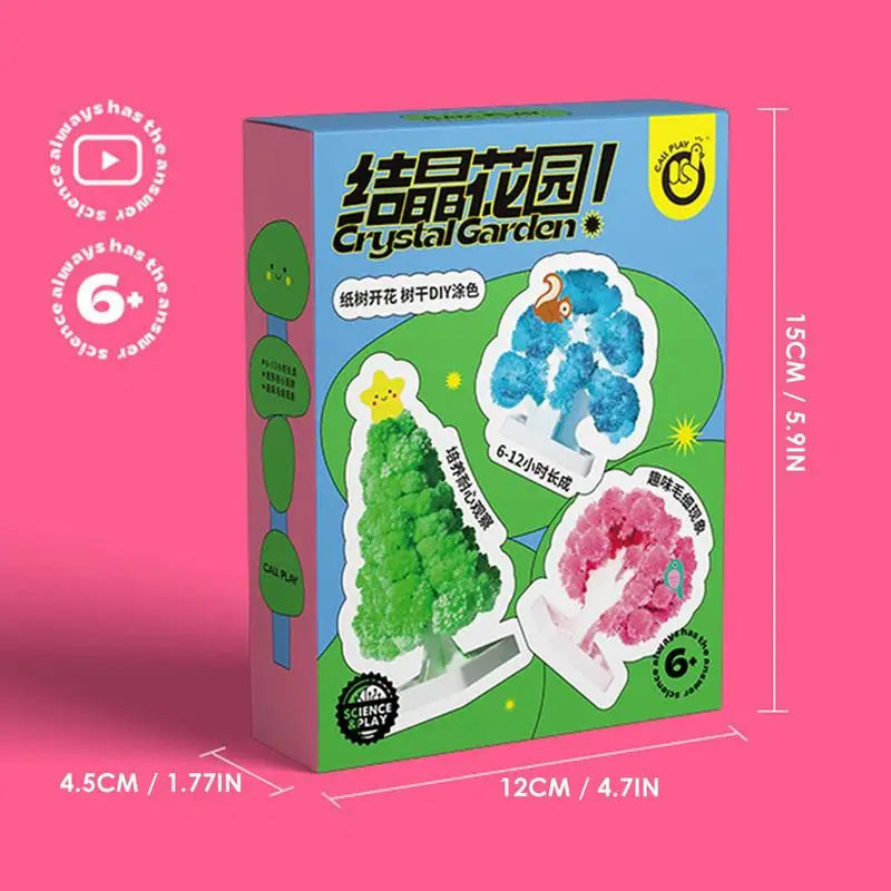 Magic Growing Christmas Tree Paper Crystal Trees Blossom Toys Christmas Trees