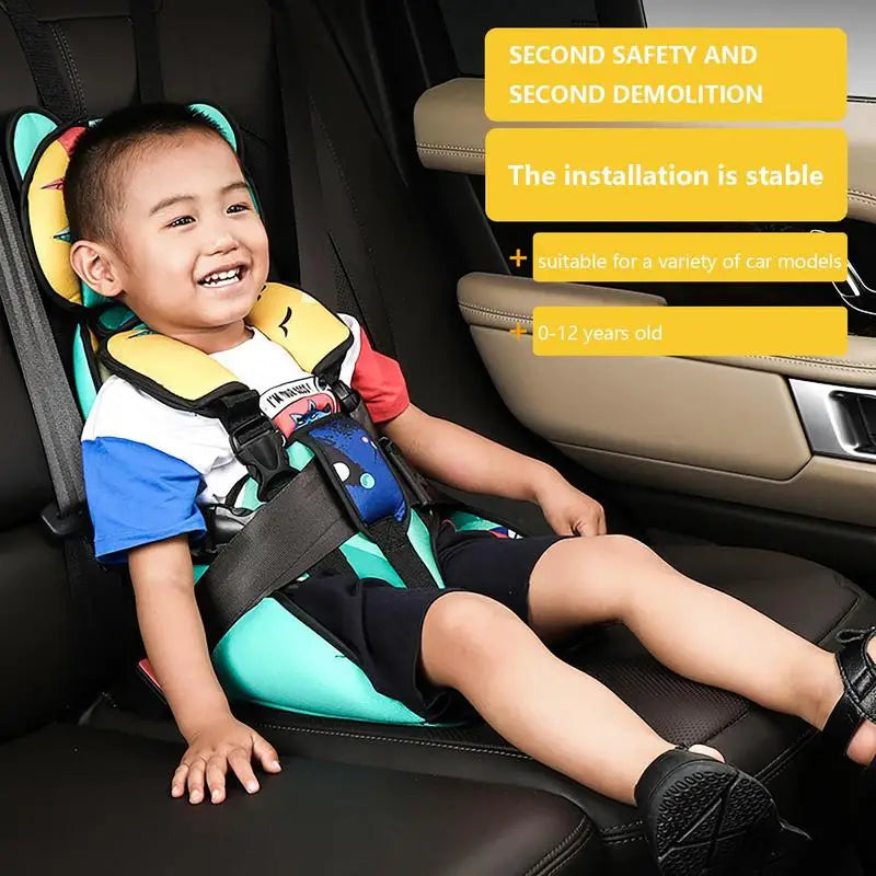 Auto Child Safety Seat Simple Car Portable Seat Belt Car Seat Protection Travel Accessories