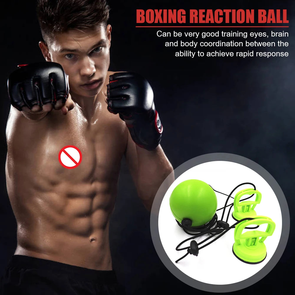 Adjustable Suction Cup Boxing Reflex Speed Ball Hand Eye Reaction