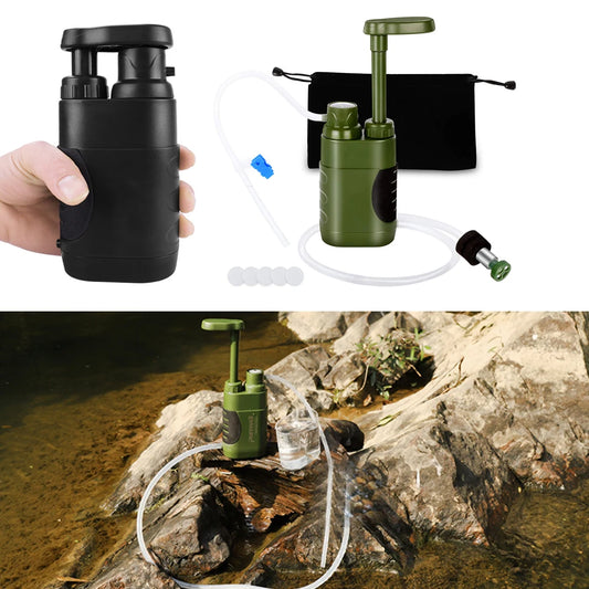 Outdoor Water Filter Filtration System Portable Camping Water Purifier \