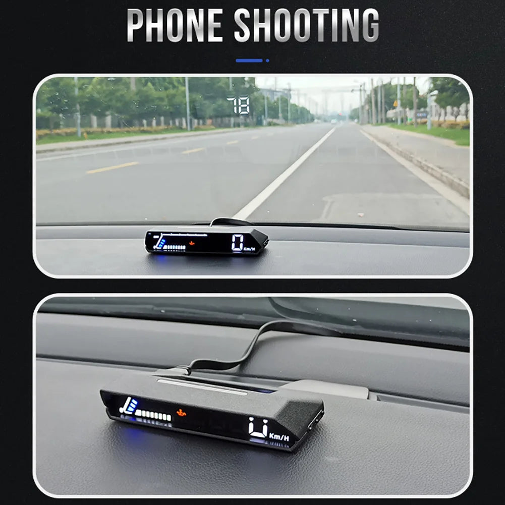 S100 Auto HUD OBD2 Head Up Display Projection on Glass Car Speed