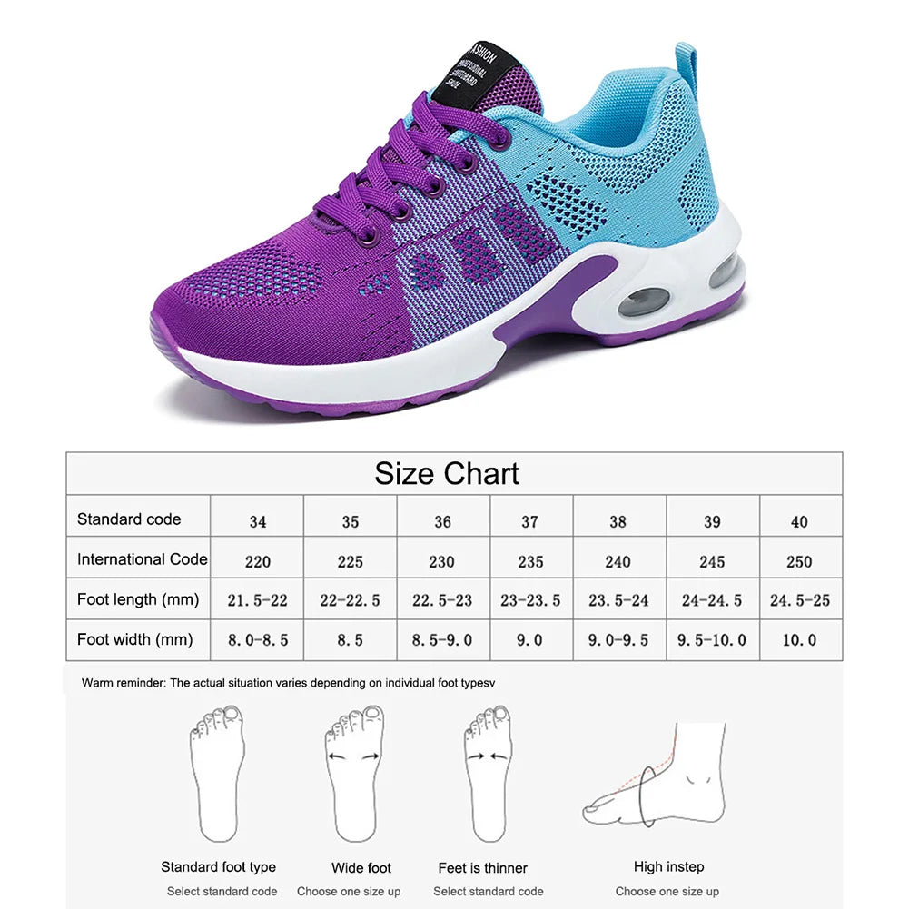 2023 Women Sport Shoes Fashion Platform Sneakers Ladies