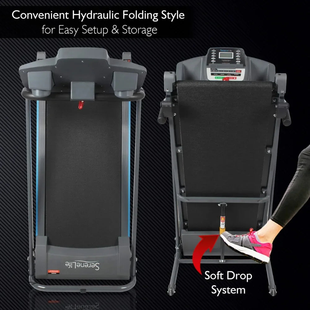 Folding Treadmill - Foldable Home Fitness Equipment  for Walking & Running