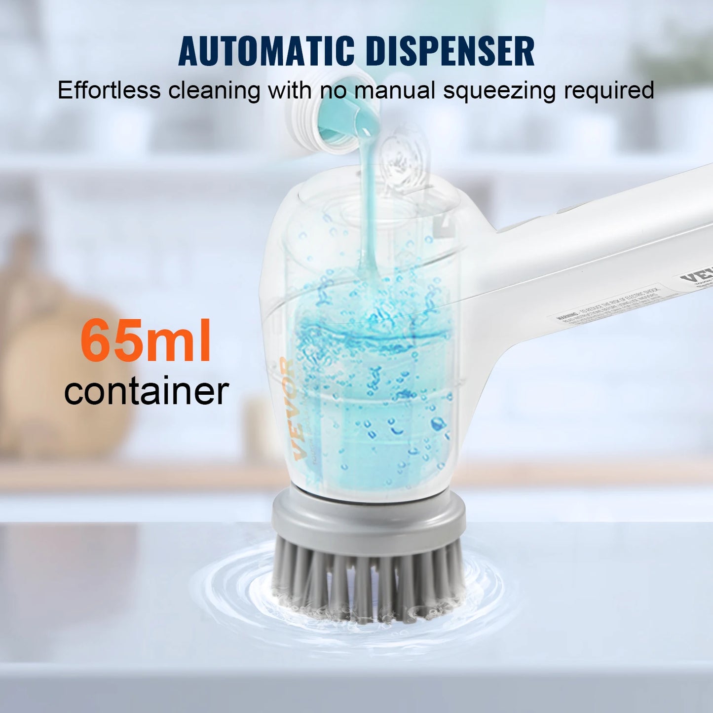 VEVOR Electric Spin Scrubber Cordless Electric Cleaning Brush Portable Scrubber