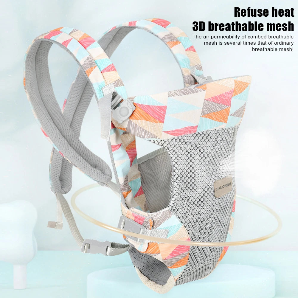 Infant Baby Holder Carrier Bag 360 Ergonomic Breathable for Daddy Saddle