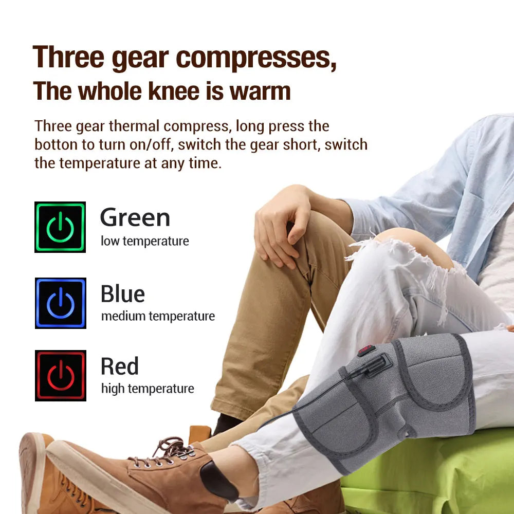 Arthritis Knee Support Brace Infrared Heating Therapy