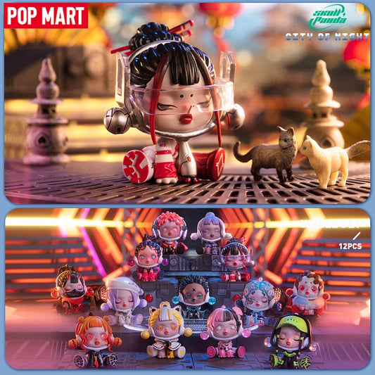 POP MART Skullpanda City of Night Series Blind Box 1PC/12PC